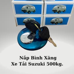 Nắp Thùng Xăng Xe Tải Nhỏ Suzuki 500kg (5 tạ), Suzuki Van 7 Chỗ, Supper Carry, Xe Ba Bánh...Loại Bằng Sắt Có Chìa Khóa 1
