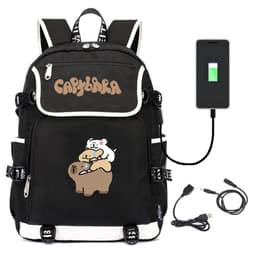 Balo CAPYBARA Chuột lang nước bộ trưởng bộ ngoại giao in hình hot trend đi học tiện lợi 6