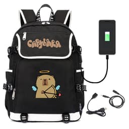 Balo CAPYBARA Chuột lang nước bộ trưởng bộ ngoại giao in hình hot trend đi học tiện lợi 5