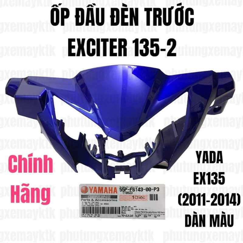 Ốp đầu Exciter 135 xanh GP và đủ màu- 55PF614300 Ốp đầu trước