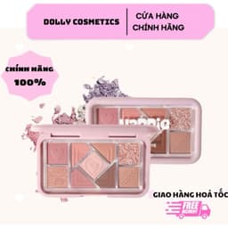 [HOLDLIVE] Bảng Phấn Trang Điểm Mắt Holdlive Happie 9 Ô Bền Màu , Lấp Lánh - Chính Hãng 1
