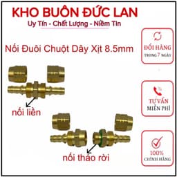 Đầu Nối Dây Xịt Rửa Xe , Dây Cá Sấu, Dây Xịt 8.5mm 3