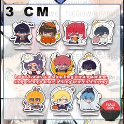 (mua 1 tặng 1) (3cm) Mô hình standee BLUE LOCK ver HALLOWEEN in hình anime chibi mica trong acrylic quà tặng dễ thương 1