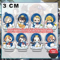 (mua 1 tặng 1) (3CM) Standee BUNGOU STRAY DOGS ver CHIM CÁNH CỤT mô hình Văn Hào Lưu Lạc game anime mica trưng bày 1