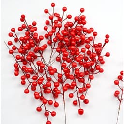 Sỉ 100 Nhánh Cherry, đào đông 12 quả Loại 1 dùng để trang trí Tết, làm oản, và quà tặng. 4