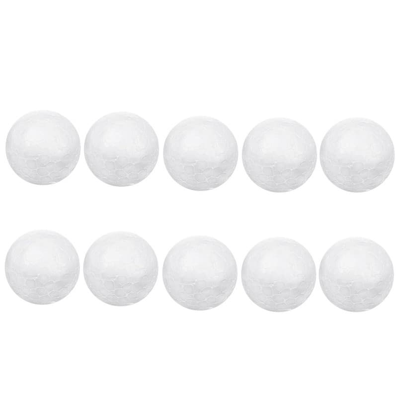 10 Quả Bóng Xốp, quả cầu xốp 4cm, quả cầu xốp 5cm  Màu Trắng Dùng Làm Đồ Thủ Công, nụ hoa