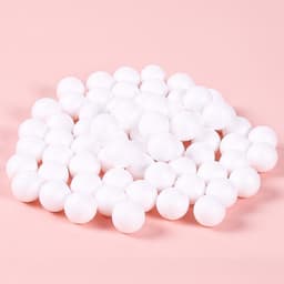 10 Quả Bóng Xốp, quả cầu xốp 4cm, quả cầu xốp 5cm  Màu Trắng Dùng Làm Đồ Thủ Công, nụ hoa 7