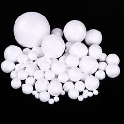 10 Quả Bóng Xốp, quả cầu xốp 4cm, quả cầu xốp 5cm  Màu Trắng Dùng Làm Đồ Thủ Công, nụ hoa 8