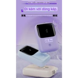 Pin Dự Phòng Sạc Nhanh 22.5W WEKOME WP-53 10.000mah 7