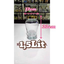 Bình 1,5 Lít - Bình Ngâm Rượu Ngâm Sâm,Hoa Quả, Đông trùng hạ thảo,ngâm và bảo quản đồ 9