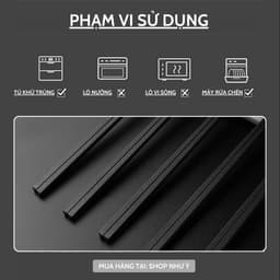 Set 10 đôi đũa sợi thủy tinh Nhật Glass Fiber  - đũa ăn cơm kháng khuẩn, chống nấm mốc, chịu nhiệt.. amizin 5