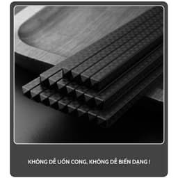 Set 10 đôi đũa sợi thủy tinh Nhật Glass Fiber  - đũa ăn cơm kháng khuẩn, chống nấm mốc, chịu nhiệt.. amizin 6