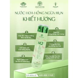 Nước Hoa Hồng Khiết Hương M2 Duyên Thị Làm Sạch Da Dầu Giúp Ngăn Ngừa Da Mụn 250ml 6
