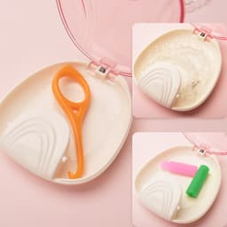 Hộp đựng khay niềng răng, hàm duy trì, chỉnh nha, máng nha khoa tiện lợi nhiều màu 9