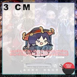 (mua 1 tặng 1) (3cm) Mô hình standee GENSHIN IMPACT ver FATUI MẬP tượng mica in hình game anime mica chibi trang trí 2