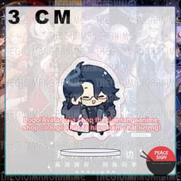 (mua 1 tặng 1) (3cm) Mô hình standee GENSHIN IMPACT ver FATUI MẬP tượng mica in hình game anime mica chibi trang trí 5