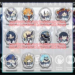 (mua 1 tặng 1) (3cm) Mô hình standee GENSHIN IMPACT ver FATUI MẬP tượng mica in hình game anime mica chibi trang trí 1