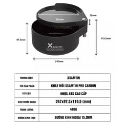 Khay Mồi Xsamtin Pro Cacbon 9
