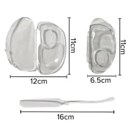 Khay trộn kem nền, pha màu trang điểm (phấn mắt, son môi…) đủ loại khác nhau-mp2k 8