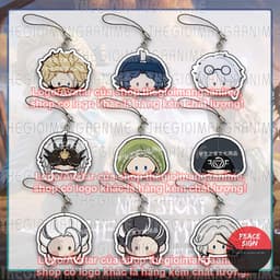 (mua 1 tặng 1) Móc dây treo điện thoại IDENTITY V ver MÁ HỒNG in hình game chibi mica trong acrylic Nhân cách thứ năm 1