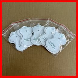 Combo 10 Miếng Dán Màu Trắng Điện Cực Dùng Cho Mọi Máy Massage Trị Liệu 2