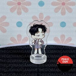 (mua 1 tặng 1) (3CM) MÔ HÌNH ROSES AND CHAMPAGNE Hoa Hồng và Rượu Vang BL acrylic anime mica chibi trang trí trưng bày 6