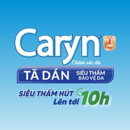 (COMBO 2GÓI )Tã Dán Caryn Siêu Thấm Hút,Size M40/ L40/XL20 Miếng,Chống tràn,mềm mại,dùng ngày và đêm 5