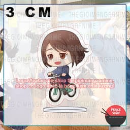 (mua 1 tặng 1) (3cm) Mô hình Standee JUJUTSU KAISEN ver ĐẠP XE in hình Chú Thuật Hồi Chiến tượng mica acrylic trang trí 4