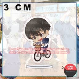 (mua 1 tặng 1) (3cm) Mô hình Standee JUJUTSU KAISEN ver ĐẠP XE in hình Chú Thuật Hồi Chiến tượng mica acrylic trang trí 6