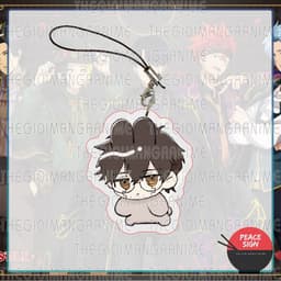 (Tặng móc khóa) Dây treo điện thoại MASHLE: MAGIC AND MUSCLES ver TAI THỎ Cơ bắp và phép thuật anime chibi mica xinh xắn 4