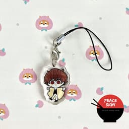 (mua 1 tặng 1) (ĐỨNG) Móc dây treo điện thoại BUNGOU STRAY DOGS Văn hào lưu lạc mica in hình anime chibi xinh xắn 6