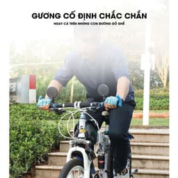 Gương xe đạp, gương chiếu hậu BIKEBAY hàng sịn GX01 9