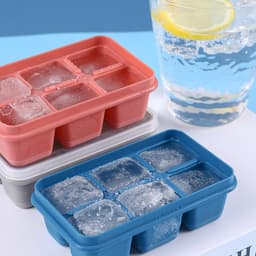 Khay Làm Đá Silicon Có Nắp Đậy JYoohome Kháng Khuẩn Chống Mùi Tủ Lạnh, Khuôn Làm Đá  Làm Thạch 4