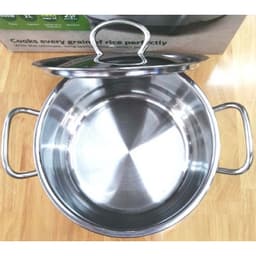 Nồi 3 đáy Fivestar 16/18/20/22/24 CM inox 430 Vung inox Dùng được các loại bếp 5