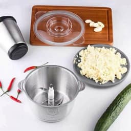 Máy xay thịt cối inox 304 4 lưỡi đa năng công suất 2500w 4