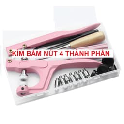Kìm bấm nút 4 thành phần (Kìm bấm được 6 loại nút: nút lò xo, nút chén, nút 5 chấu) Bấm lên bạt, da, giấy, vải được 2