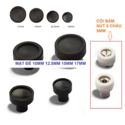 Kìm bấm nút 4 thành phần (Kìm bấm được 6 loại nút: nút lò xo, nút chén, nút 5 chấu) Bấm lên bạt, da, giấy, vải được 3