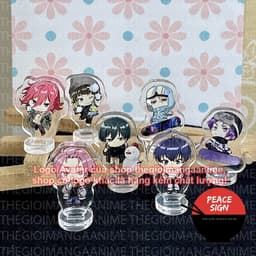 (mua 1 tặng 1) (3CM) Mô hình standee BLUE LOCK ver TRƯỢT TUYẾT mica chibi arcylic anime trưng bày xinh xắn 1