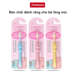 Bàn Chải Đánh Răng Cho Bé Sợi Lông Tơ Siêu Mềm JYoohome Bàn Chải Tập Đánh Răng Cho Trẻ Em 1-10 Tuổi 1