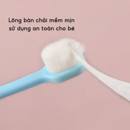 Bàn Chải Đánh Răng Cho Bé Sợi Lông Tơ Siêu Mềm JYoohome Bàn Chải Tập Đánh Răng Cho Trẻ Em 1-10 Tuổi 3