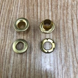 Khoen ore mắt cáo 8mm Chân cao 9mm Khoen bạt PVC, HDPE, bạt lưới, bạt xe tải Bằng thau không gỉ 2
