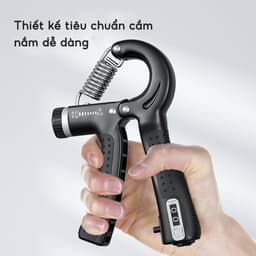 Kìm Bóp Tập Cơ Tay JYoohome Thép Carbon Có Đếm Số Tự Động, Dụng Cụ Tập Gym Tập Cơ Ngón Tay 60-100kg 5