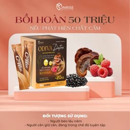 Cà phê giảm mỡ Odiva Coffee tan mỡ cực mạnh, xuống kí cấp tốc TPCN Không phải thu.ốc Hộp 15 Gói 4