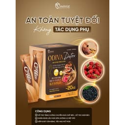 Cà phê giảm mỡ Odiva Coffee tan mỡ cực mạnh, xuống kí cấp tốc TPCN Không phải thu.ốc Hộp 15 Gói 5