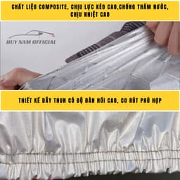 Bạt Phủ Xe Ô TÔ - Loại 3 Lớp Loại Cao Cấp - Bạt Trùm Xe Ô TÔ 4 Chỗ 5 Chỗ 7 Chỗ, Bán Tải - Bạt phủ ô tô Bảo Hành 1 Năm 5