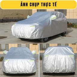 Bạt Phủ Xe Ô TÔ - Loại 3 Lớp Loại Cao Cấp - Bạt Trùm Xe Ô TÔ 4 Chỗ 5 Chỗ 7 Chỗ, Bán Tải - Bạt phủ ô tô Bảo Hành 1 Năm 8