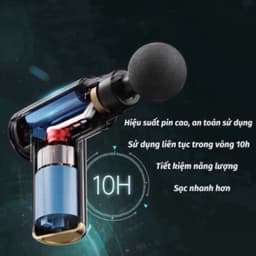 Máy Massage Cầm Tay Mini, Súng Massage Cầm Tay Mini Toàn Thân 6 Cấp Độ Chuyên Sâu Đa Năng 2