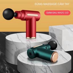 Máy Massage Cầm Tay Mini, Súng Massage Cầm Tay Mini Toàn Thân 6 Cấp Độ Chuyên Sâu Đa Năng 6