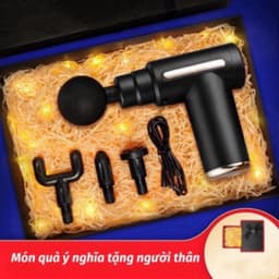 Máy Massage Cầm Tay Mini, Súng Massage Cầm Tay Mini Toàn Thân 6 Cấp Độ Chuyên Sâu Đa Năng 8