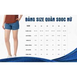 [ẨN] Quần Short Đùi Nữ Genviet vải Jeans Trẻ Trung Col Cơ Bả 8242 8